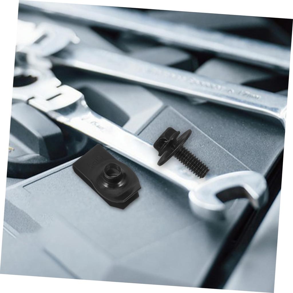 MOLUCKFU 20pcs Car Screw Fastener Hardware U Clip Clip Nut Body Panel Clip Nut