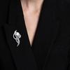 Fashionable Garland Brooch, High-end Feminine Charm, Exquisite Pearl Brooch, Design Sense, Niche Brooch