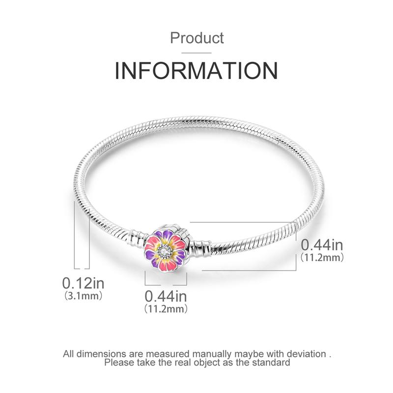 New Original 925 Silver Bracelet Heart Butterfly Bracelet For Women Fit Original Bracelet Charms Beads Jewelry DIY Gift