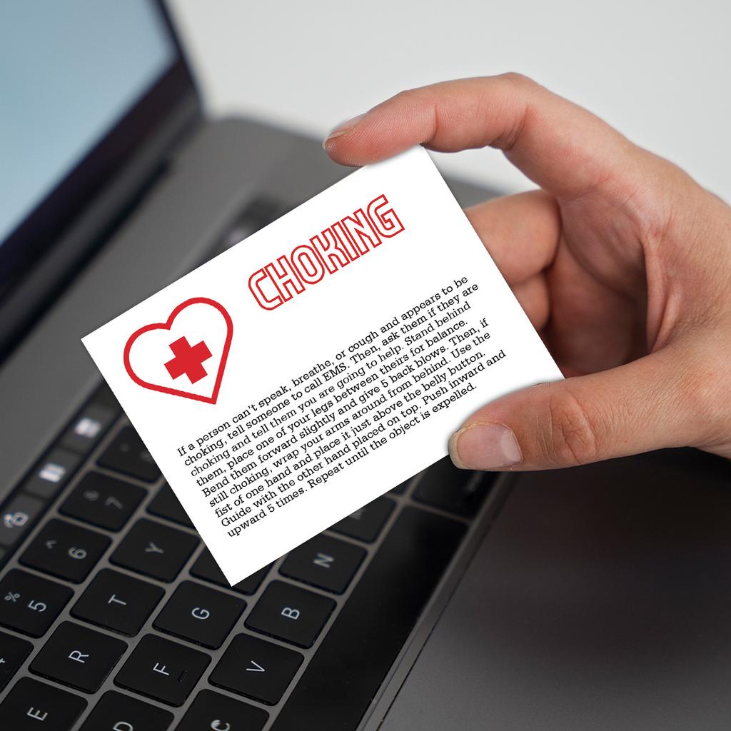 11 Stück Medizinische Notfall-Leitkarten, Erste-Hilfe-Krisen-Infokarten für Zuhause, Schule, Sicherheit, Überlebensset, Schulungsmaterialien