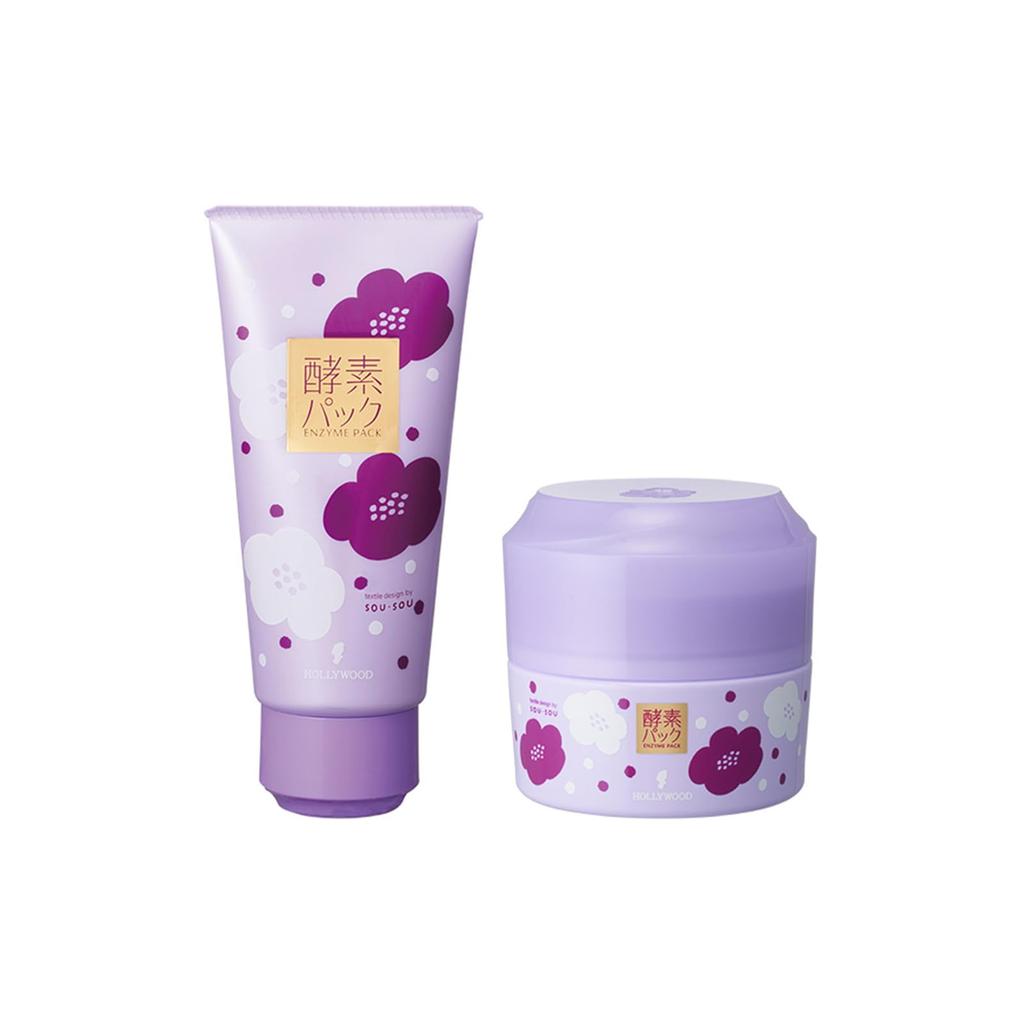 Hollywood Orchid Pickup Creme Maske Set Enzym Pack HOLLYWOOD Gesicht Pack Poren Pflege Peeling Feuchtigkeitsspendende Große Kapazität &