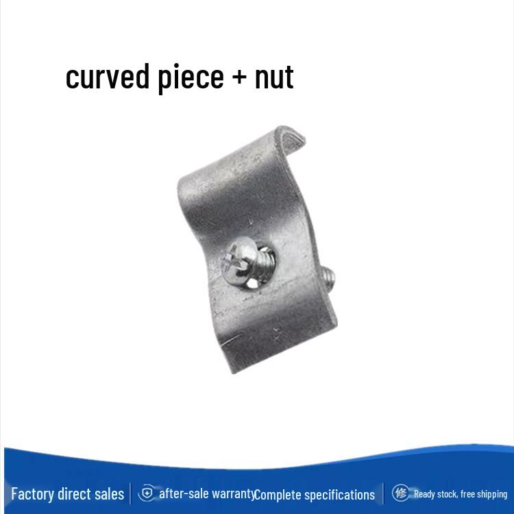 L-Shaped Lightning Protection Bracket with Galvanized Iron Fishtail Clip