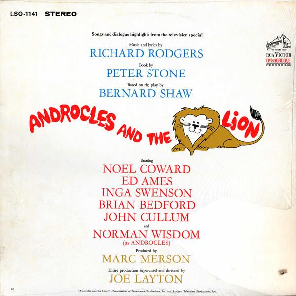 

LP Record RICHARD RODGERS Androcles And The Lion LSO1141 RCA Victor 1967 US Soundtracks Musicals Used