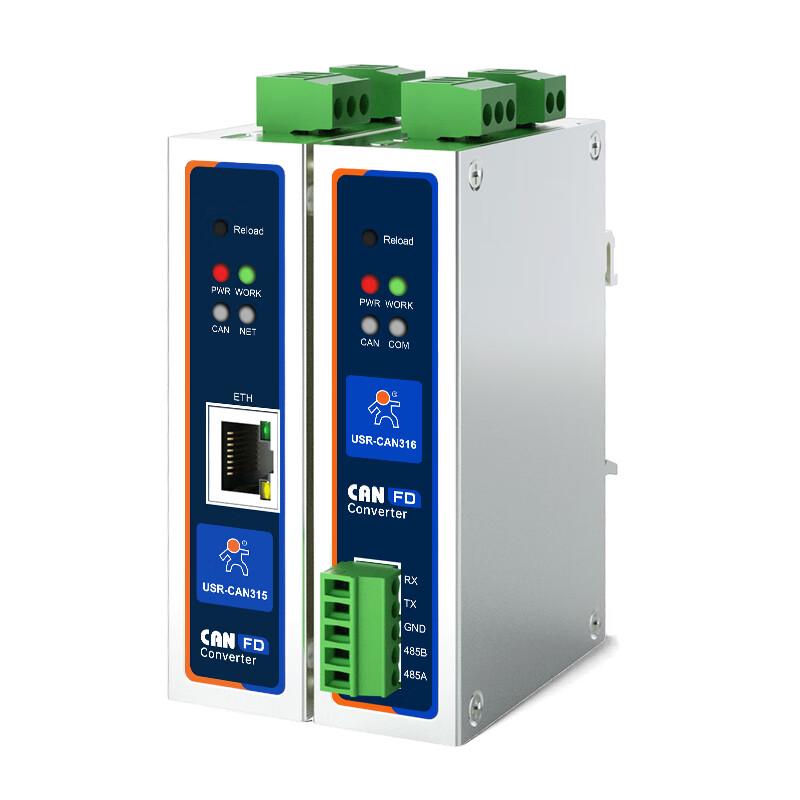 USR-CAN316 CANFD to RS485/RS232 Converter