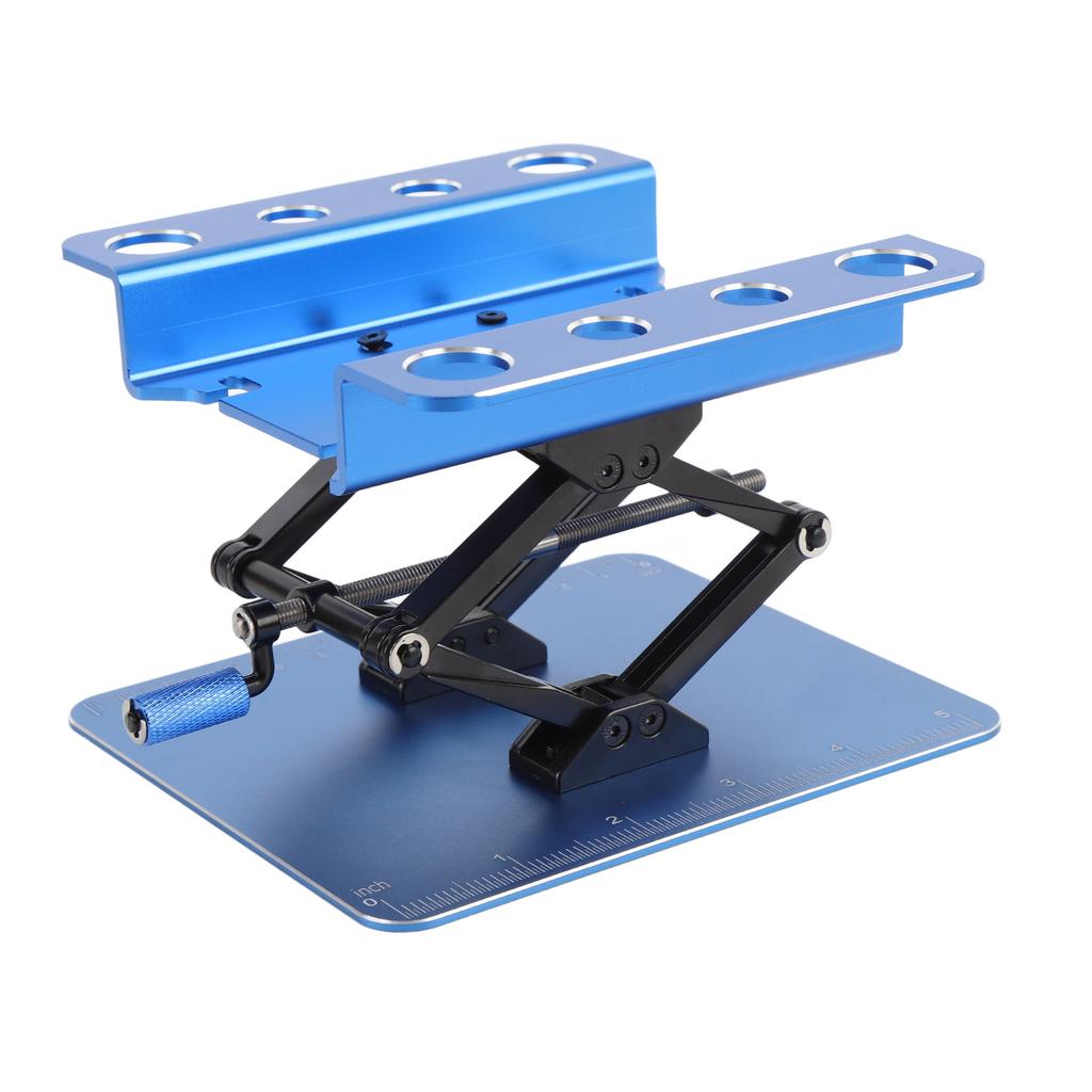 RC Car Work Stand Simulation Metal RC Repair Workstation Support Elevating Rotatable for 1:8 and 1:10 RC Car