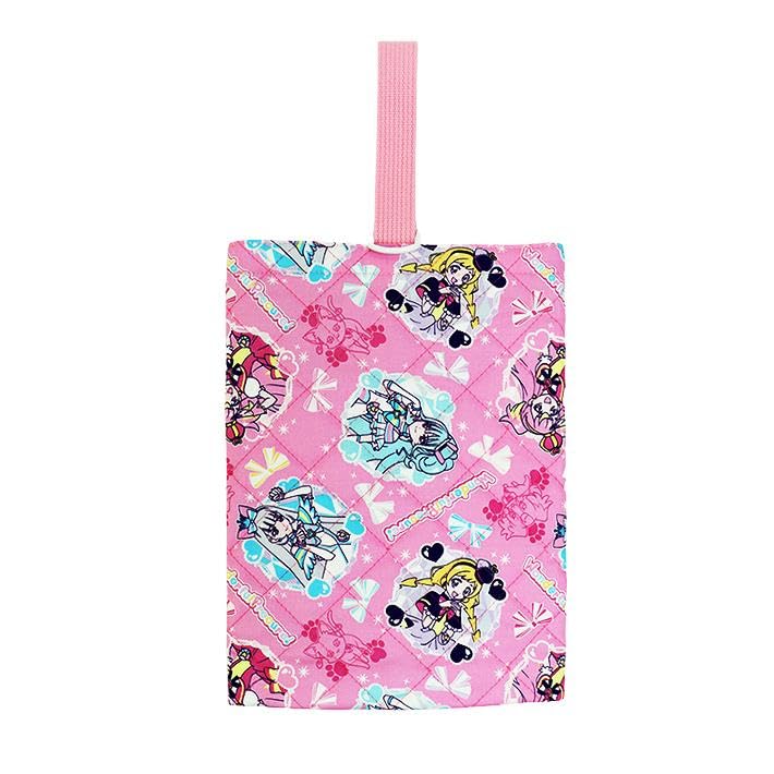 Hirogaru Sky! PreCure Quilted Shoe Case for Kids, QPQ61650, Blue