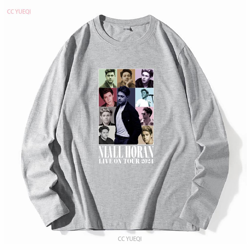 Niall Horan Live On Tour 2024 T-Shirt The Show Album Fan-Geschenk Merch Hello Lovers Lang- oder Kurzarm Vintage Leicht ausgewaschen