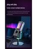 Private Mold USB Condenser Microphone with RGB Lighting – Ideal for Live Streaming, Recording, Noise Reduction, Gaming Commentary, and Esports.