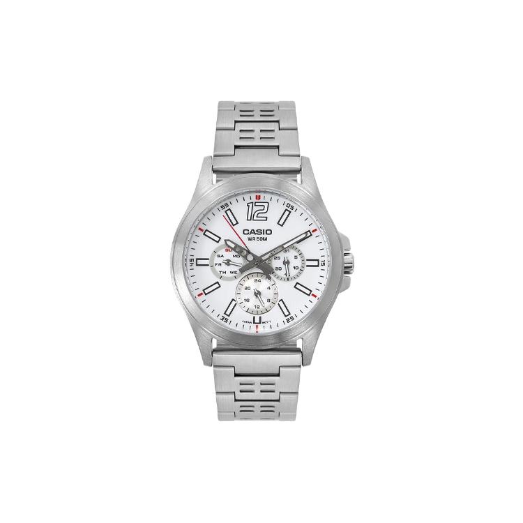 CASIO Men Standard Series White Watch MTP-E350D-7BVDF White Dial