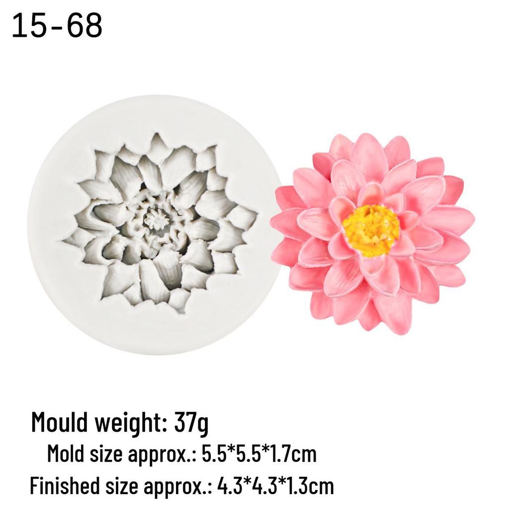 DIY Flower Decoration Silicone Mold for Cake & Clay Craft