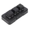 3-Tasten-Tastatur 3 Modi Kabelgebunden 2,4G Anpassbare Mechanische Gaming-Tastatur 230mAh für PC-Computer