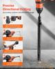 Core Drill Bit, 25 Mm Diameter, 241 Mm Drilling Depth, M16 Internal Thread, Diamond Dry Coring Bit with 3 Adapters, Pilot Drill and Hex Wrench, for