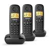 Landline Phone - GIGASET - Basic 100 Trio - Hands-free Mode - Backlit Screen - 50-contact Phonebook - Call Blocking - Black