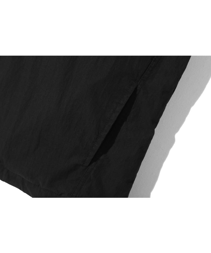 Basemoment Diagonal Cn Washed Zip-Up Jacket Black