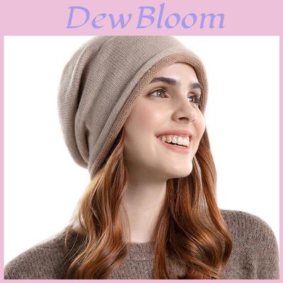 Knitted Winter Hat For Women With Windproof And Breathable Acrylic Material