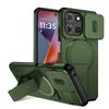 KEYSION Shockproof Armor Magnetic Case for Motorola MOTO G 5G 2025 Slide Camera Protection Kickstand Phone Cover for Edge 2025