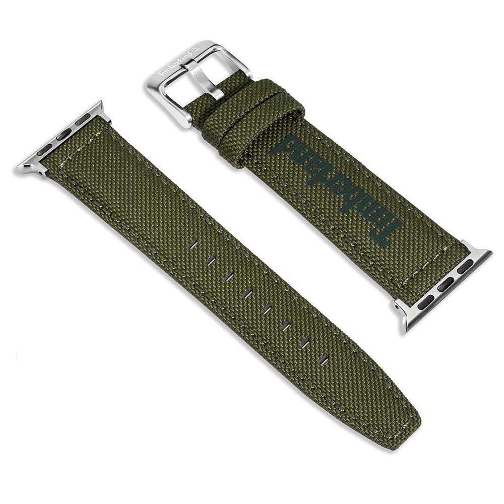 

Timberland SAPO Green для мужчин и Apple Watch Smartwatch TDOUF0000304 Ремешок, Большой, Ткань, 22 мм, Женщины, Совместимый, зелёный