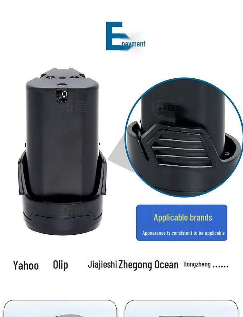 12V Cordless Drill & Impact Wrench Set with Lithium Battery