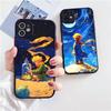 Oil Painting The Little Prince Shockproof For iPhone X XR XS 11 12 13 14 15 16 Pro Mini MAX Transparent Matte Phone Case