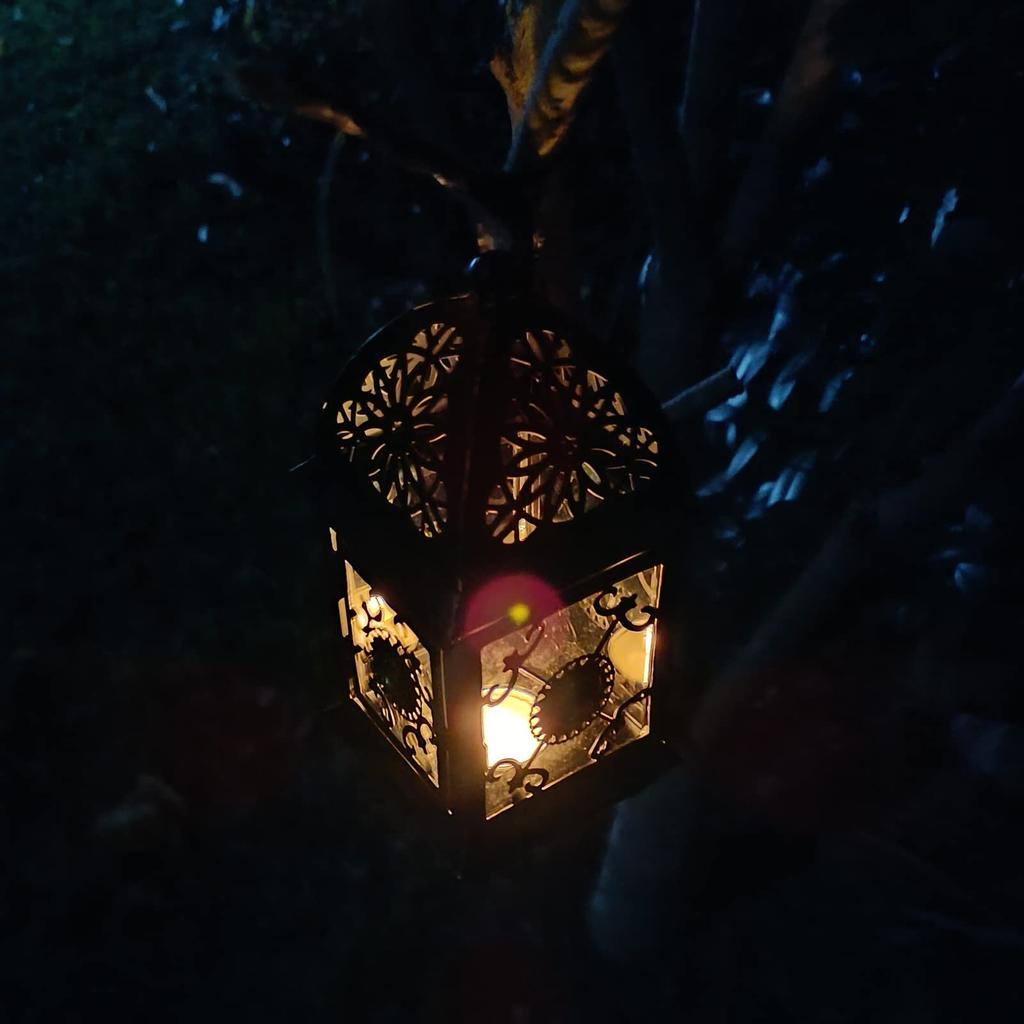 SOWJECE Outdoor Stylish Candle Holder, Antique-Style Decor, Candlestick, Outdoor Candle Stand, Retro Candle Holder, Iron (Black, 1)