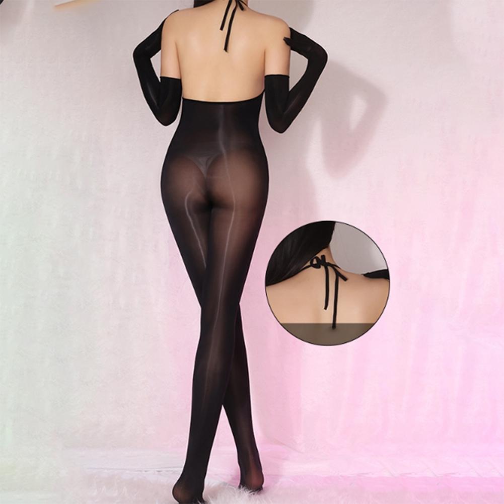 Pantyhose Bodystocking Sexy Sexy Lingerie Shiny Glossy Stretch
