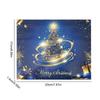 Christmas Countdown Calendar Jewelry Necklaces 2025 Christmas Alloy Cartoon Charm for Women Girls Wife Winter Daily Celebration