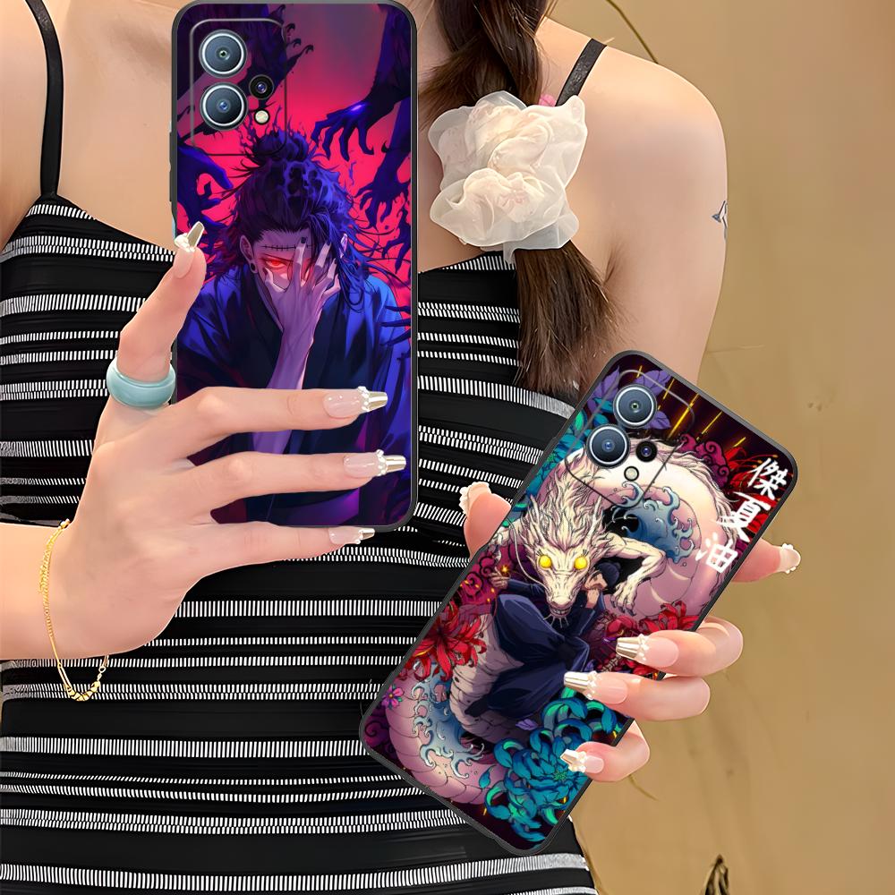 Jujutsu Kaisen Geto Suguru Phone Case for Huawei P60 P50 P40 P30 P20 P10 P9 P8 Pro Lite Plus Colorful Printing Cover Smartphone