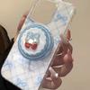 Korean Butterfly Strawberry Magnetic Phone Holder, Strong Suction, Portable, Female N52.