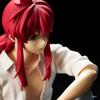 8.5CM Anime Yu Yu Hakusho Kurama Figure Sitting Posture Urameshi Yuusuke Noodle Stopper Figure Model Toy Doll Aciton Figure