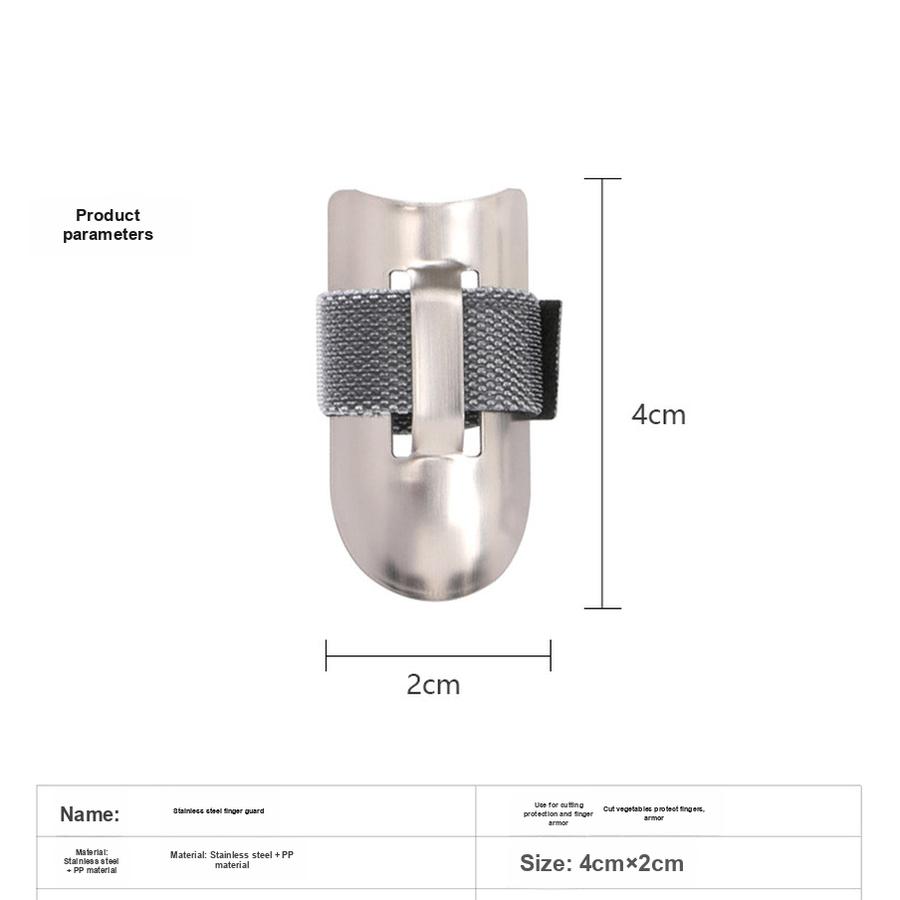 

10 pcs Stainless Steel Finger Guard Cutting Protection Glove Finger Shield for Sewing and Cutting 4*2cm серебряный