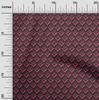 oneOone Cotton Flex Fuschia Pink Fabric Geometrical Floral Quilting Supplies Print Sewing Fabric By The Yard 40 Inch