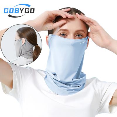 Gobygo 1Pcs Upf50+ Summer Sun Mask Breathable Uv-Protective Neck Mask Outdoor Cycling And Mountain Climbing Sports Men Women