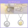 Elegant Zirconia Round Mother And Child Theme Jewelry For Mother's Day Gift In Gold And Silver