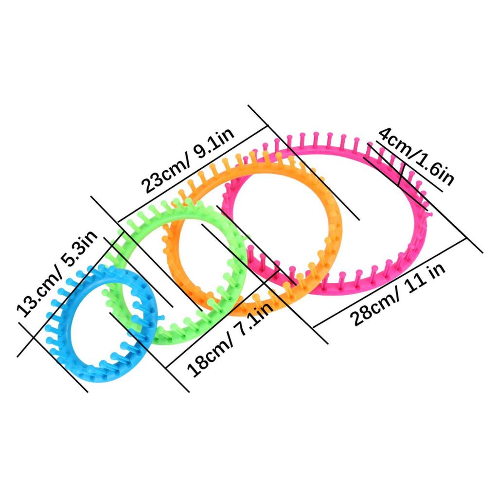 Knitting Machine Circle Knitting Machine, Plastic Circular Knitting Machine for Scarves Socks Hats Shawls