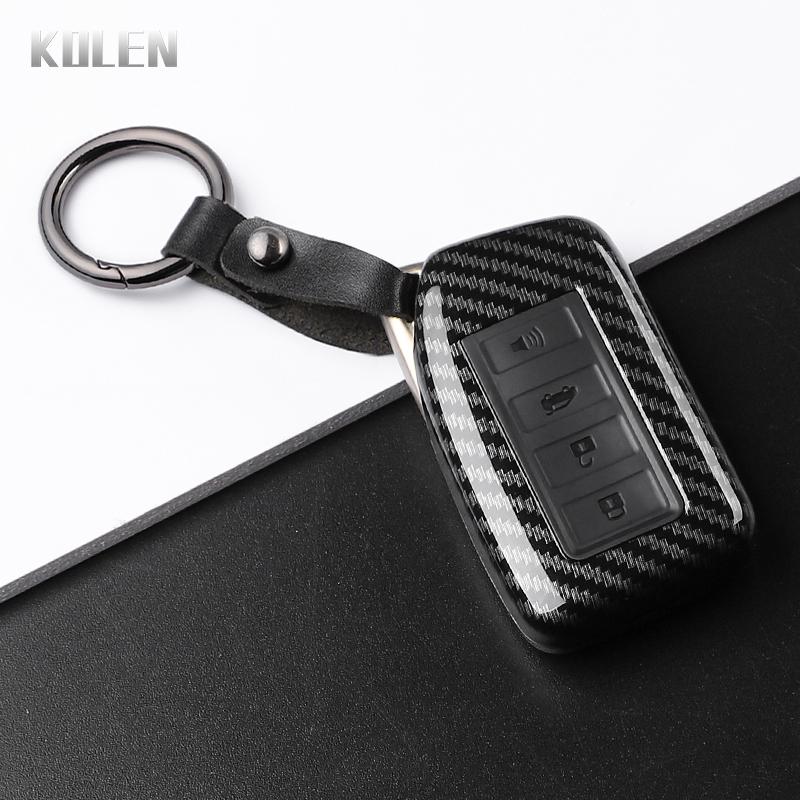 Abs Carbon Fiber Style Car Key Case Cover For Lexus Rx350 Nx300 Es300H Rx450H Gs300 Gx470 Is250 Es350 Lx570 Gx460 Nx300H Is300H
