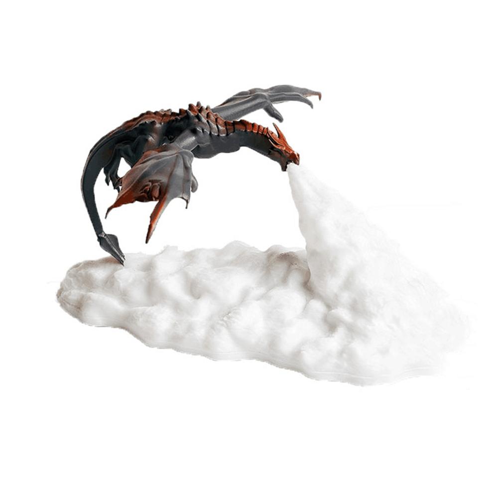 

BDL2001-2002 Creative 3D Printing Lamp Dragon Design Night Light Home Decor Fire Dragon