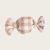 Plaid Candy Shape Cat Toy with Natural Catnip Self-Play Kitten Kick Toy Interactive