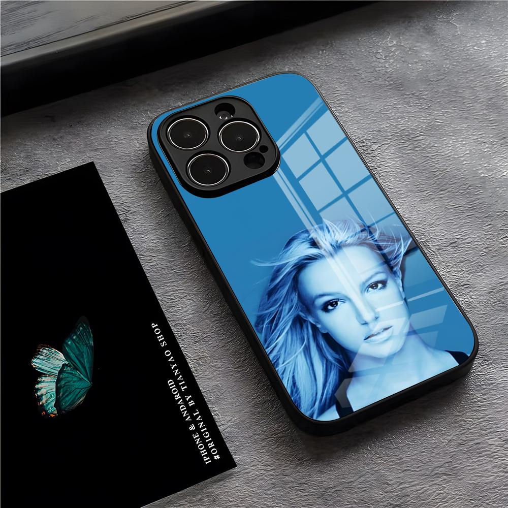 Britney Spears Phone Case For IPhone 17 Pro Max 15 Pro 16 14 Plus 12 13 Mini 11 Pro Shockproof Glass Cover