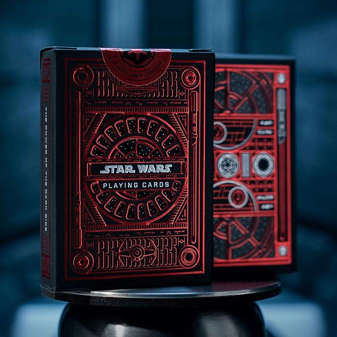 BICYCLE STAR WARS DARK SIDE LIGHT SPECIAL EDITION SILVER RED playing cards 1 DECK