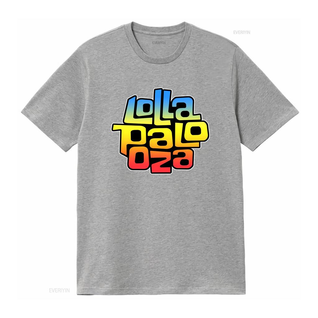 Lollapalooza 2021 Music Festival Concert Print T Shirt Medium Pre Owned vintage Washed graphic fashion Top For Everyday Wear