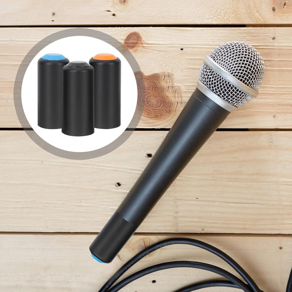 Vaguelly Mic Battery Covers Battery Cover 3pcs Mic Battery Screw On Caps Cover Compatible for Shure PGX2/SLX2/PG58/ /