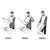 Male Shaving Apron Beard Catcher Cape Care Bib Face Shaved Hair Adult Bibs Shaver Cleaning Hairdresser Gift for Man Clean Apron