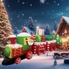 Christmas Decorations Santa Drive Train 3.6M/12FT Built-in LEDs Inflatable Toys Model Outdoor Ornament Xmas Party Garden Decor