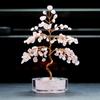 Citrine Gravel Crystal Money Tree Home Ornament Gift