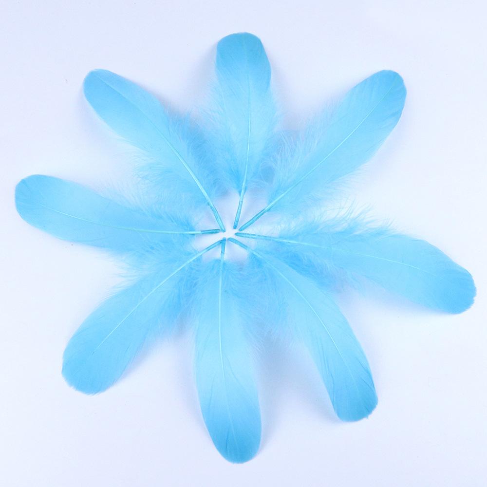 Goose Feather Diy Colorful Feather Soft Large Floating Feather Headdress Craft Decoration Material