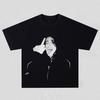 Billie Eilish Grafiche Y2k 100% Cotone Unisex T-shirt 2026 Nuova Girocollo Manica Corta Unisexs Moda Donna Hip Hop T-shirt Regali per Fan