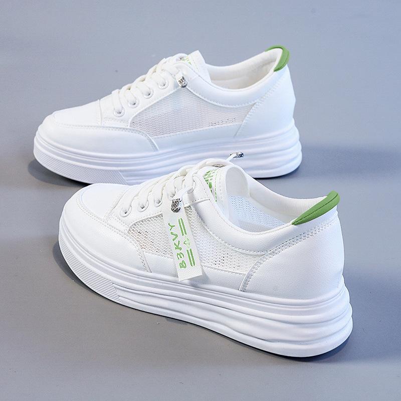Inner heightening dad shoes New summer mesh shoes Breathable mesh thick-soled sports and leisure 34