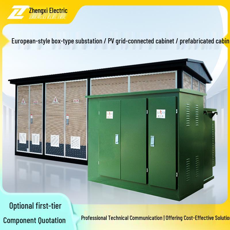 YBW 10KV Prefabricated European-American Photovoltaic Grid Transformer Cabinet