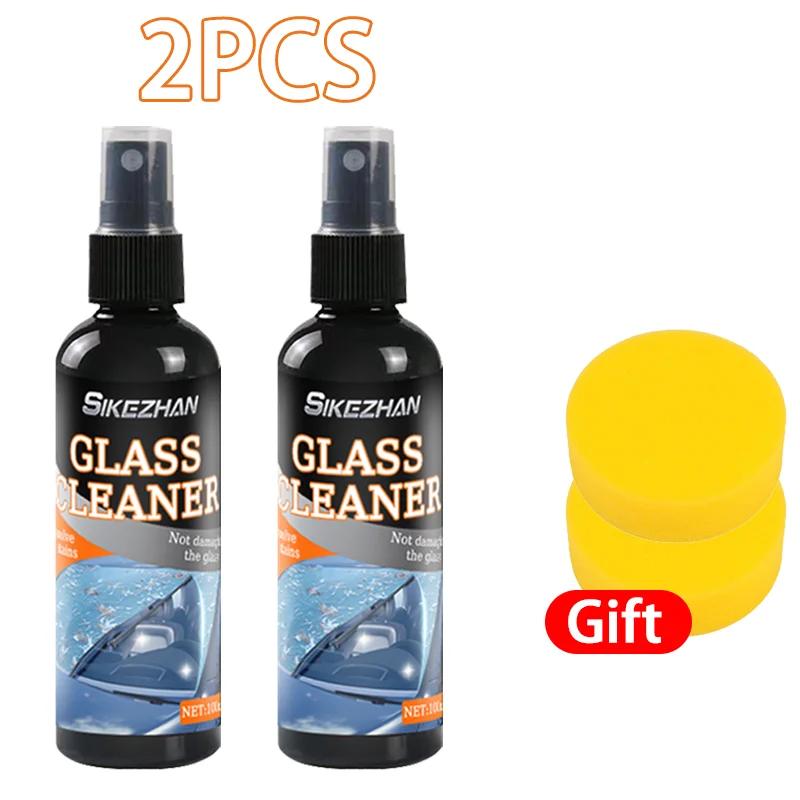 Car Glass Oil Film Remover Powerful Windshield Cleaner Car Glass Water Spots Stain Removal Window Auto Detailing Tool