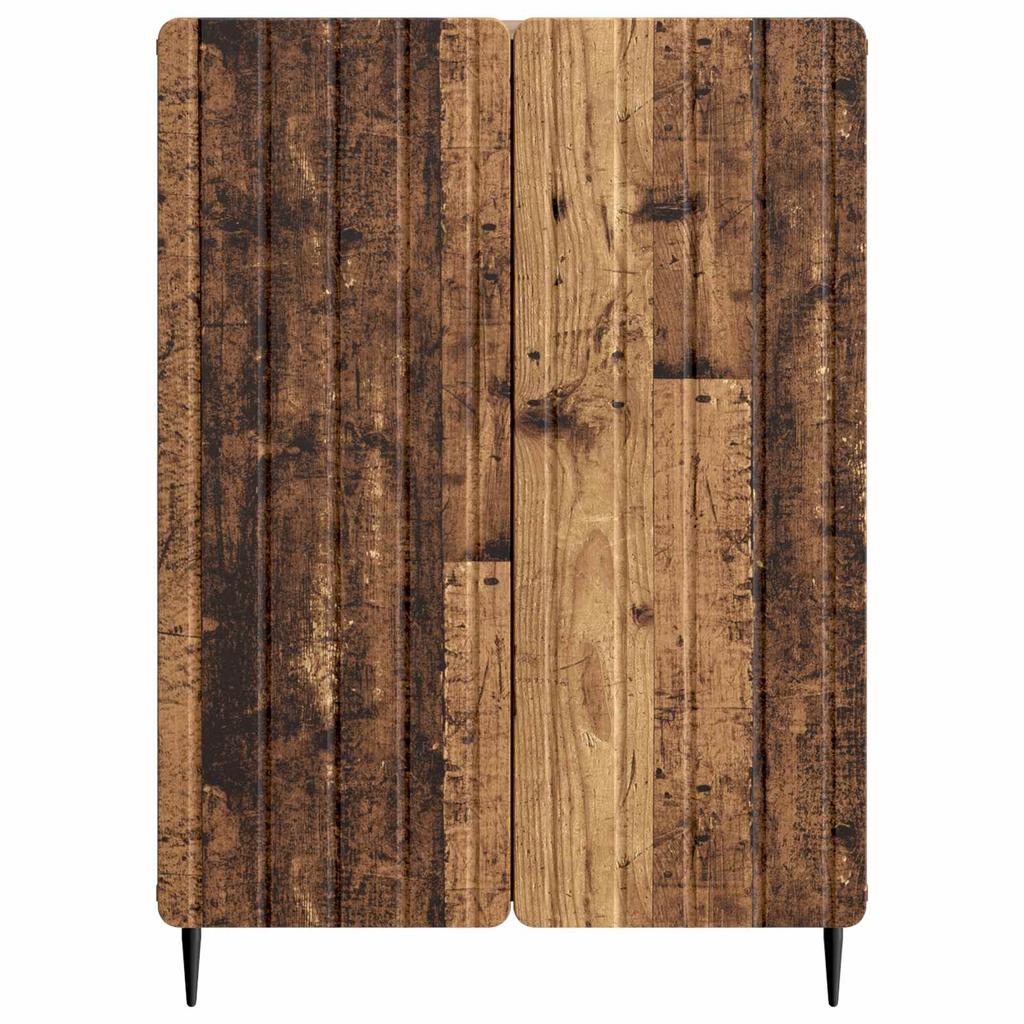 Reclaimed Wood Sideboard 66 x 34.5 x 92 cm Engineered Wood